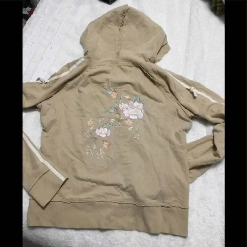 Y2K Buffalo Zippered Hoodie Size L - Picture 6 of 8